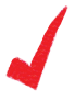 red checkmark